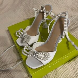 Gianni Bini bridal collection pearl heel